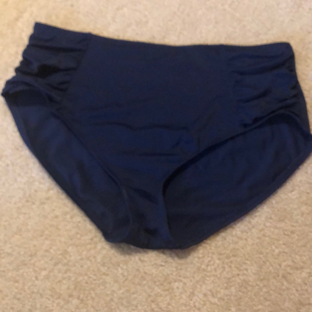 Kim Rogers Navy Swim Bottoms